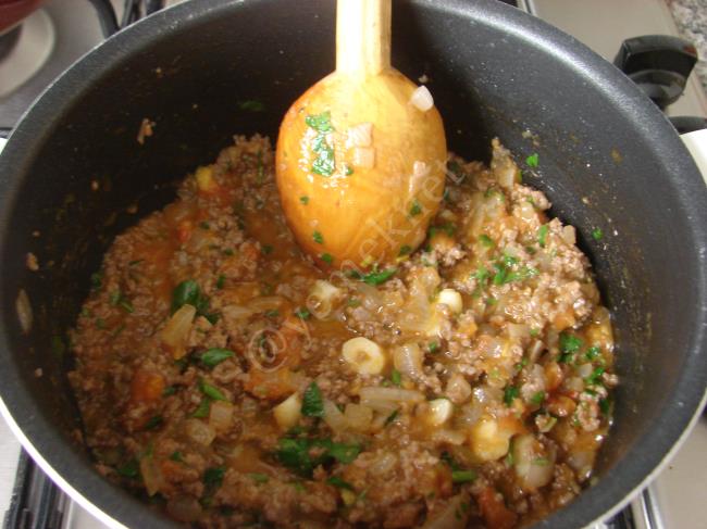 Köz Patlıcanlı Karnıyarık - Yapılışı (9/24) 