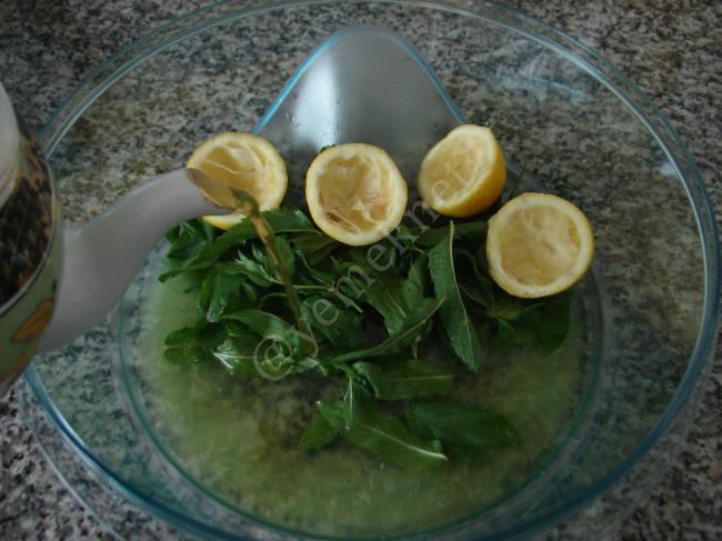 Limonlu Ice Tea (Yeşil Çaylı) - Yapılışı (6/12) 