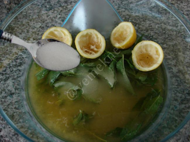 Limonlu Ice Tea (Yeşil Çaylı) - Yapılışı (7/12) 