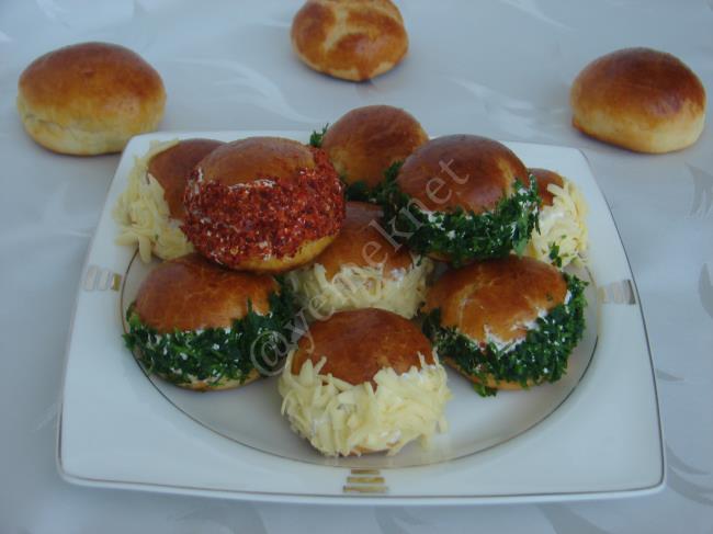 Saçaklı (Sakallı) Poğaça - Yapılışı (17/20) 