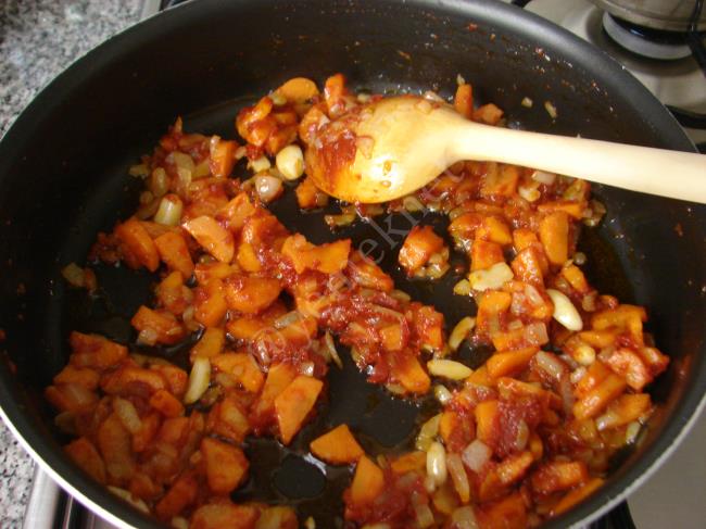 Zeytinyağlı Barbunya - Yapılışı (5/12) 