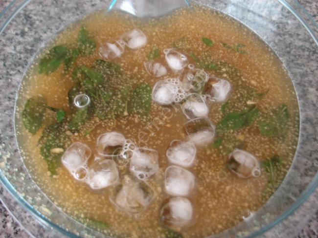 Şeftalili Ice Tea (Yeşil Çaylı) - Yapılışı (11/16) 