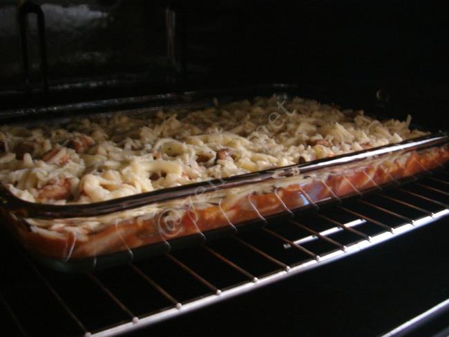 Fırında Mantarlı Tavuk Sote - Yapılışı (11/16) 