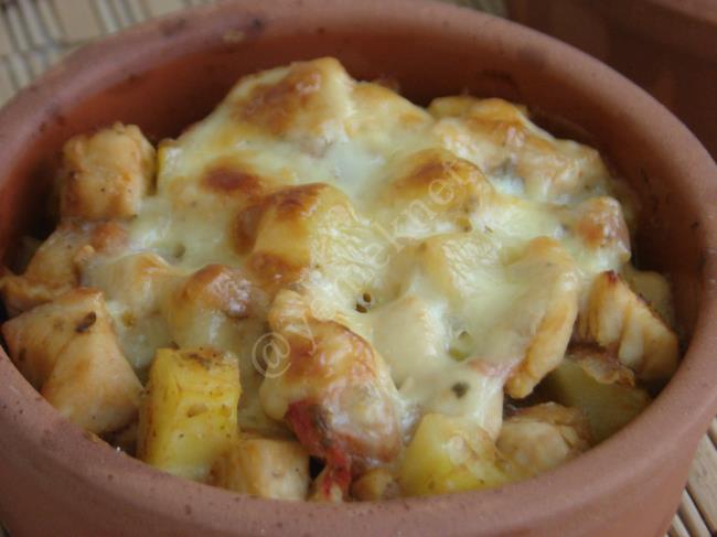 Güveçte Patatesli Tavuk - Yapılışı (14/16) 