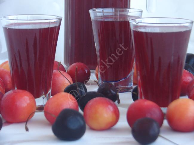 Kiraz ve Erik Suyu Konsantresi (Şekersiz) - Yapılışı (6/8) 