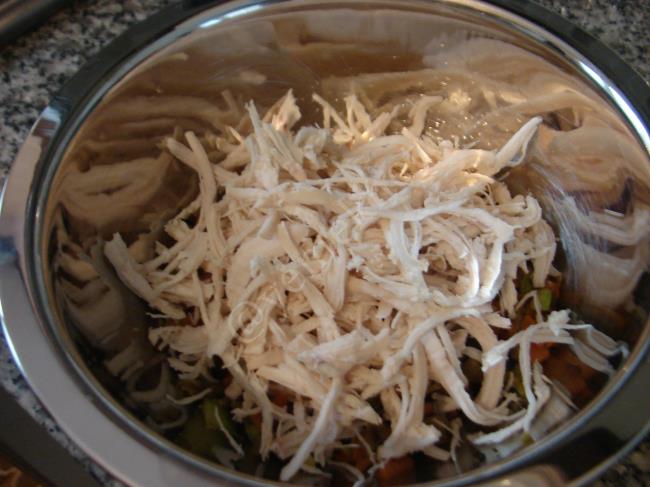 Sebzeli Tavuk Salatası (Dukan Usulü) - Yapılışı (11/20) 