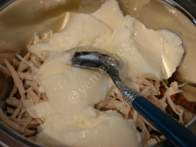 Sebzeli Tavuk Salatası (Dukan Usulü) - Yapılışı (12/20) 