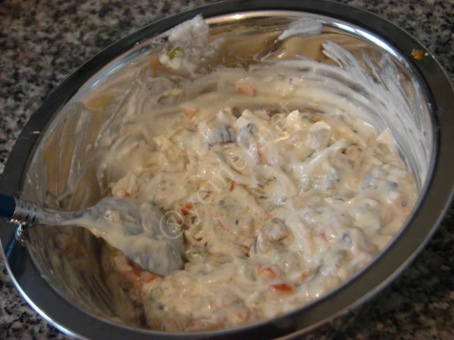 Sebzeli Tavuk Salatası (Dukan Usulü) - Yapılışı (13/20) 