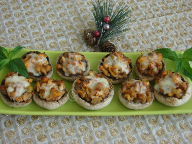 Tavuklu Mantar Dolması - Yapılışı (13/16) 