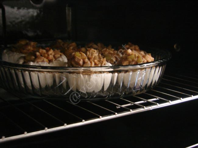 Tavuklu Mantar Dolması - Yapılışı (9/16) 