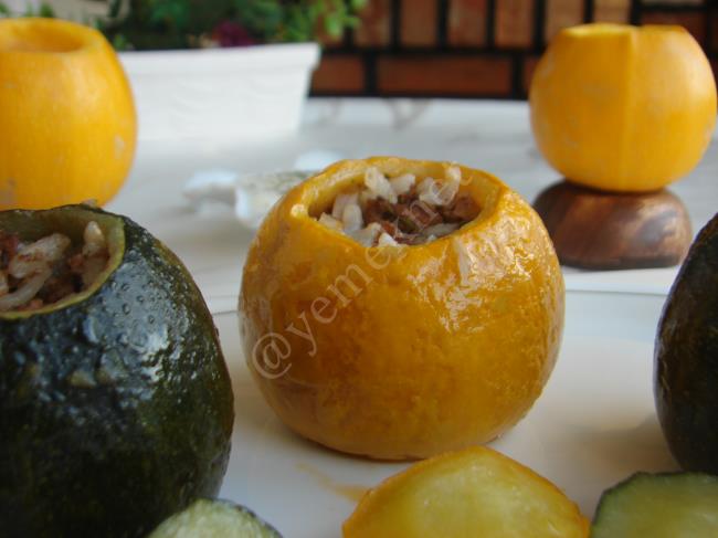 Tombik Yayla Kabağı Dolması - Yapılışı (10/12) 