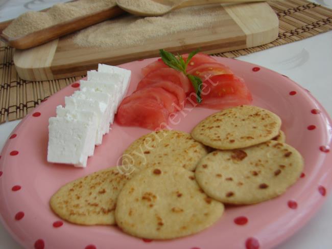 Yulaf Kepeği Galetası (Yulaf Kepeğinden Krep) - Yapılışı (8/12) 