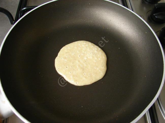 Yulaf Kepeği Galetası (Yulaf Kepeğinden Krep) - Yapılışı (5/12) 