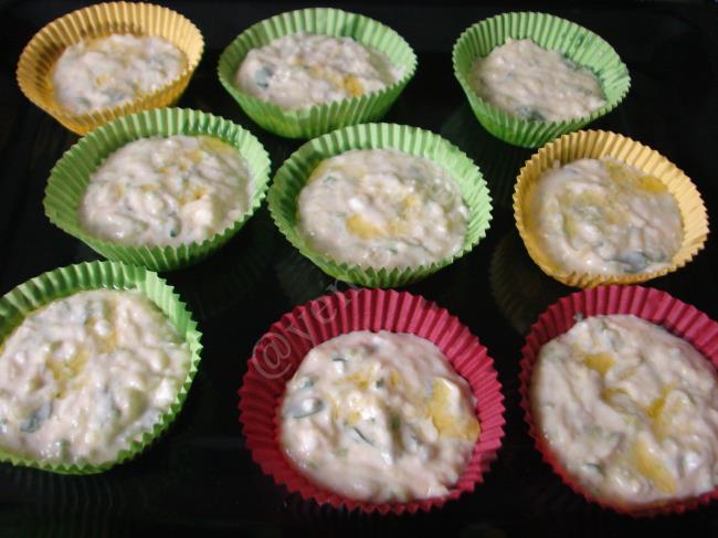 Muffin Kalıbında Mücver - Yapılışı (7/12) 