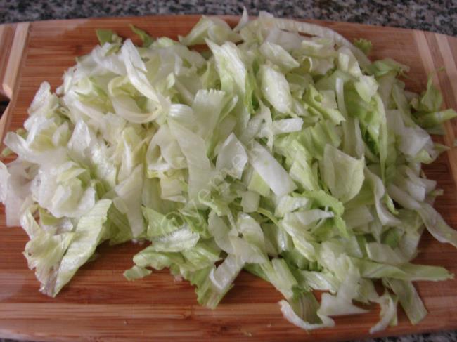 Göbekli Tavuk Salatası (Dukan Usulü) - Yapılışı (3/16) 