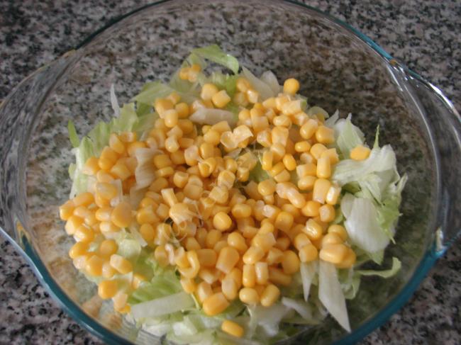 Göbekli Tavuk Salatası (Dukan Usulü) - Yapılışı (4/16) 