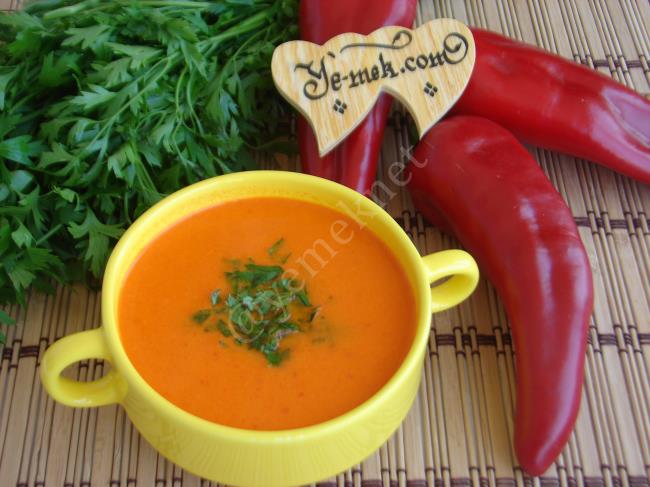 Kırmızı Biber Çorbası - Yapılışı (12/16) 