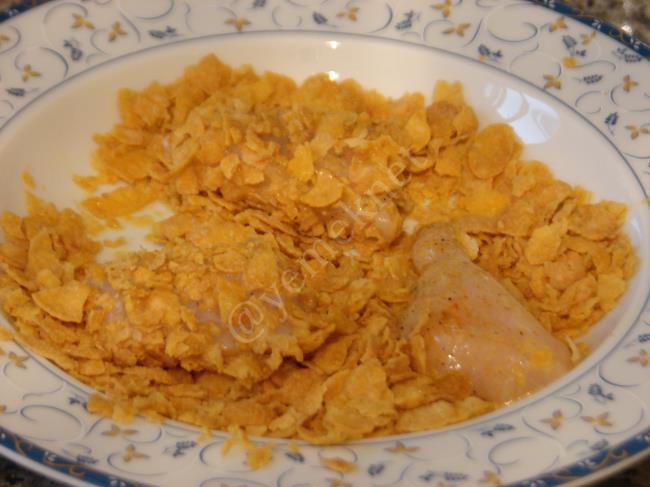 Mısır Gevrekli Tavuk Pane (Popeyes Tarzı) - Yapılışı (8/16) 