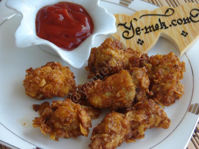 Mısır Gevrekli Tavuk Pane (Popeyes Tarzı) - Yapılışı (11/16) 