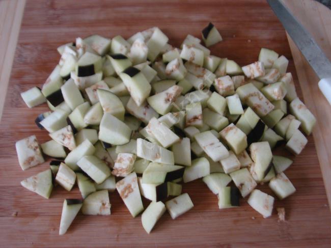 Patlıcanlı Pilav - Yapılışı (2/12) 