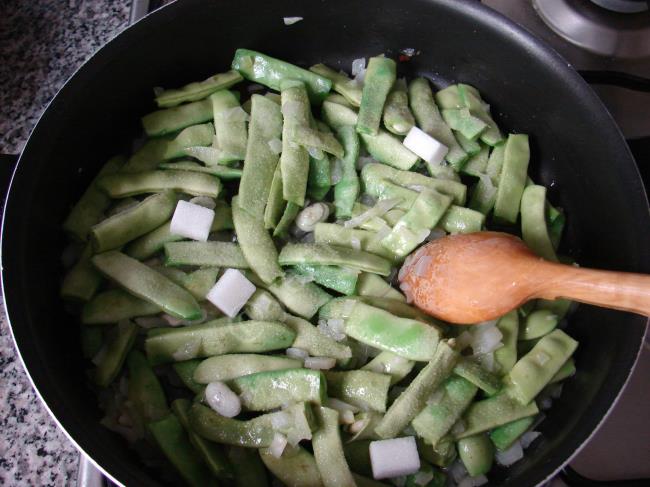 Barbunyalı Taze Fasulye (Girit Mutfağı) - Yapılışı (3/12) 