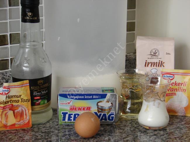 Gül Tatlısı (Gülpare) Malzemeleri