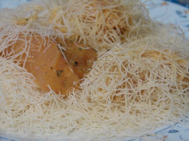 Kadayıflı Tavuk Pane - Yapılışı (7/12) 