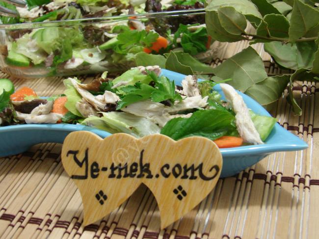 Mevsim Yeşillikli Palamut Salatası - Yapılışı (12/16) 