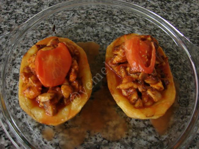 Tavuklu Patates Dolması - Yapılışı (12/20) 