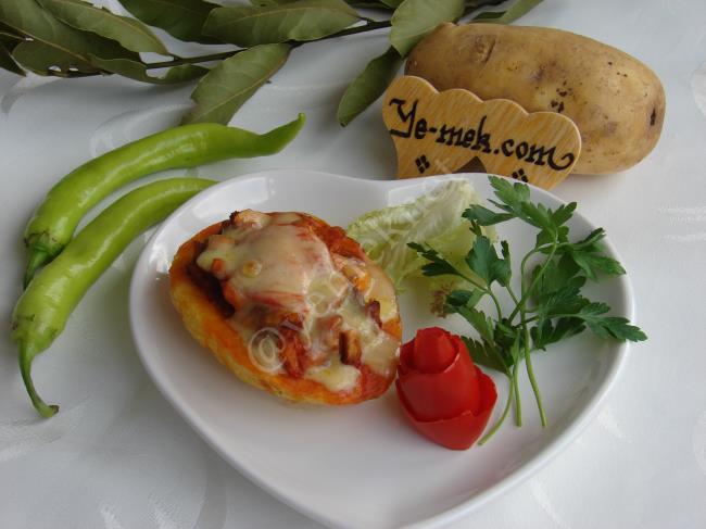 Tavuklu Patates Dolması - Yapılışı (15/20) 