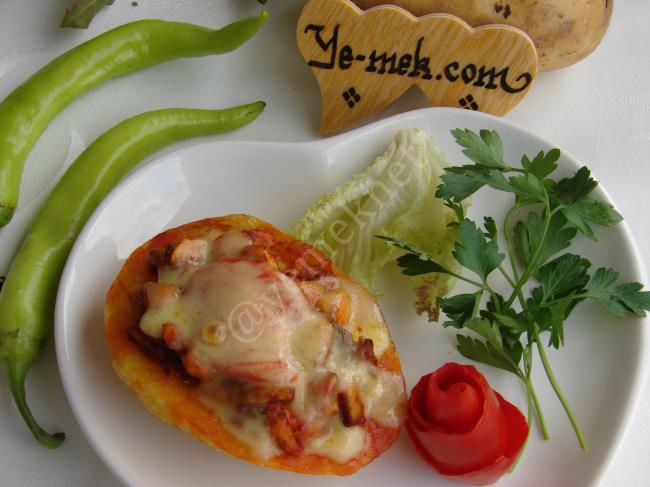 Tavuklu Patates Dolması - Yapılışı (18/20) 