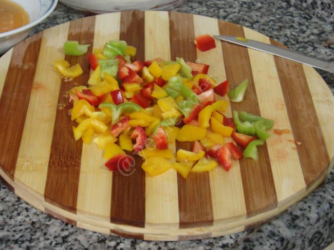 Fırında Biberli Omlet - Yapılışı (3/16) 