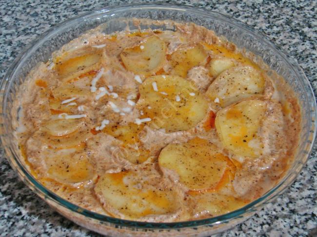 Fırında Sütlü Patates - Yapılışı (6/12) 