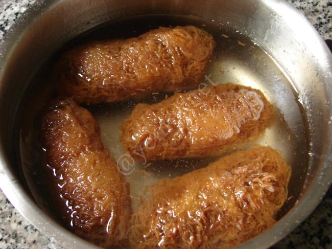 Kadayıf Dolması (Erzurum Yöresi) - Yapılışı (12/20) 