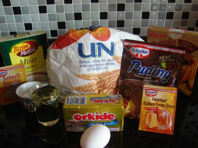 Kakaolu Pudingli Kurabiye - Yapılışı (1/16) 