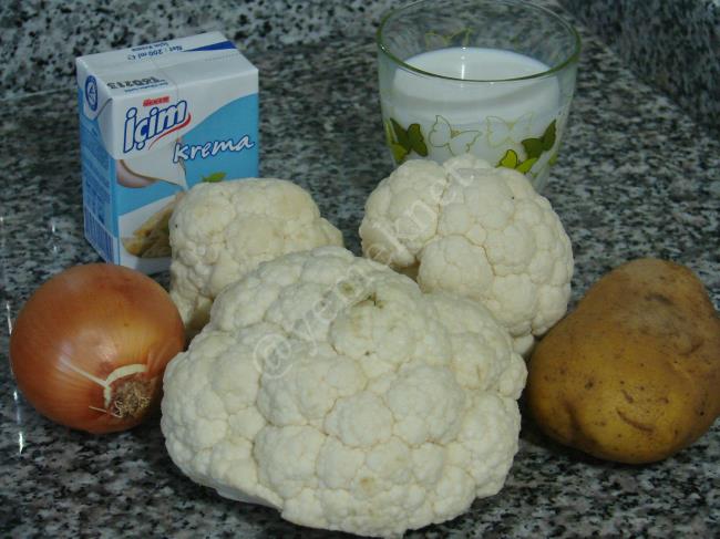 Karnabahar Çorbası - Yapılışı (1/8) 