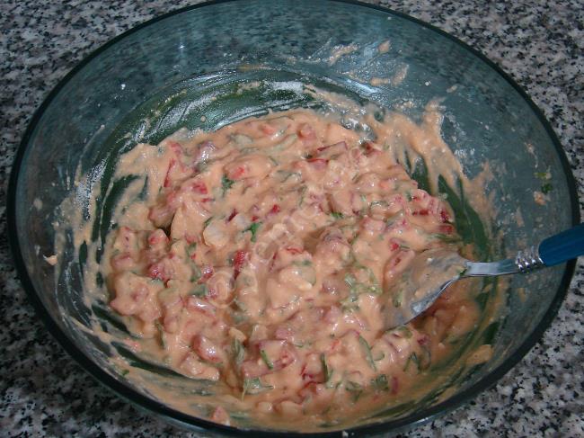 Kırmızı Biberli Mücver - Yapılışı (4/8) 