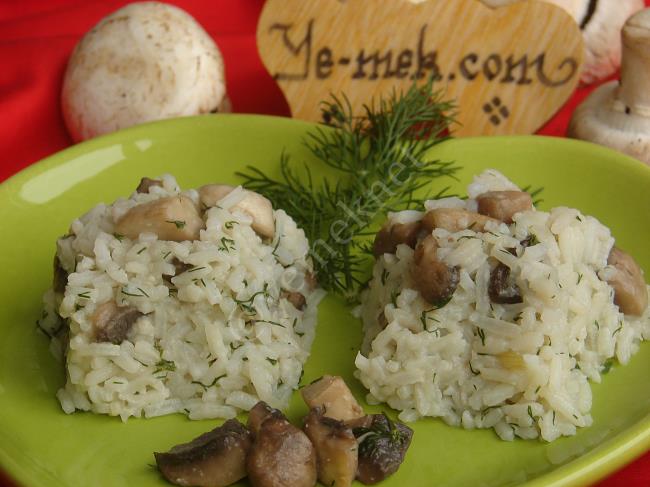 Mantarlı Pilav - Yapılışı (10/12) 