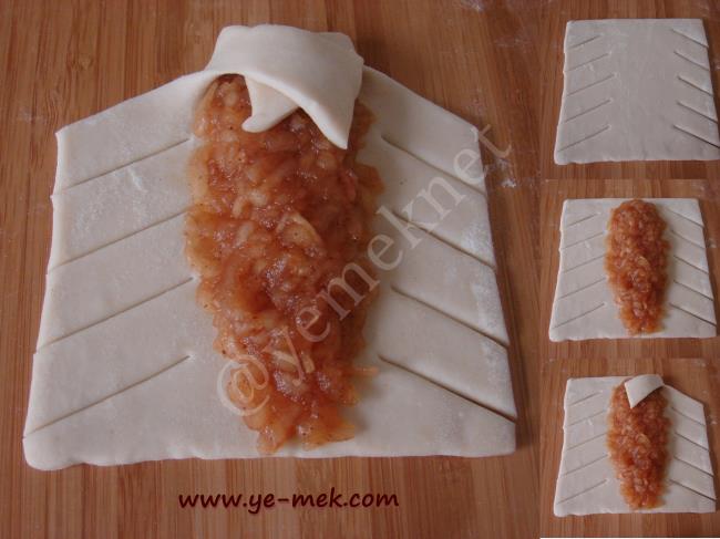 Elmalı Örgü Milföy - Yapılışı (5/12) 