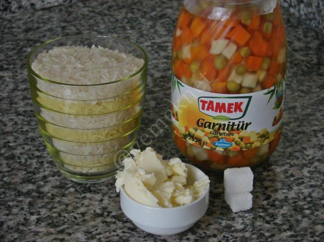 Garnitürlü Pilav - Yapılışı (1/8) 