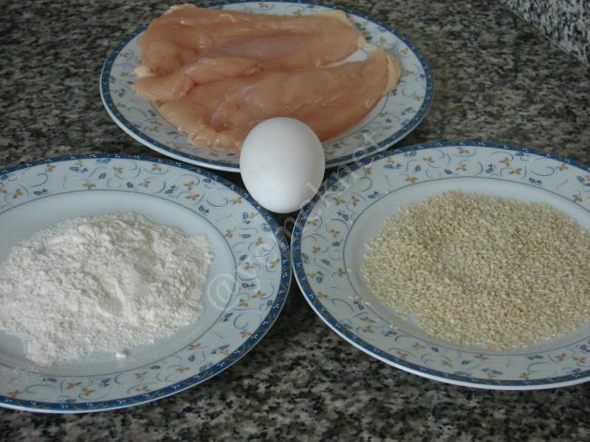 Susamlı Çıtır Tavuk - Yapılışı (1/12) 