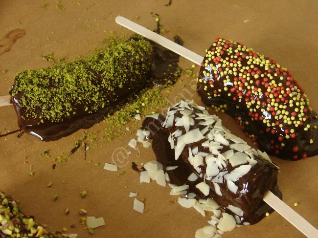 Çikolata Kaplı Muz Çubukları - Yapılışı (5/8) 