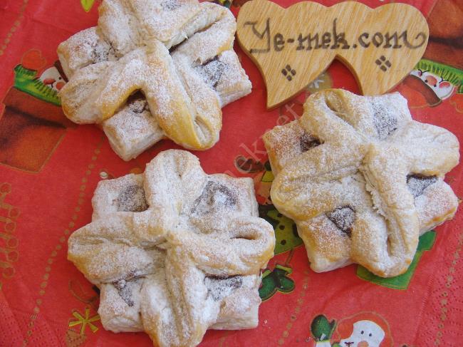 Çikolatalı Yıldız Milföyler - Yapılışı (6/8) 