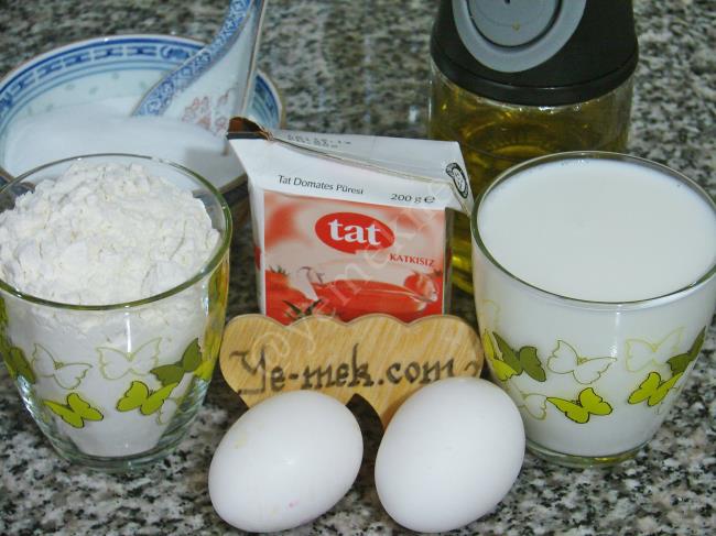 Domatesli Krep - Yapılışı (1/12) 