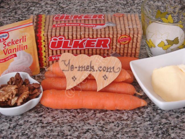 Havuçlu Mozaik Pasta - Yapılışı (1/16) 