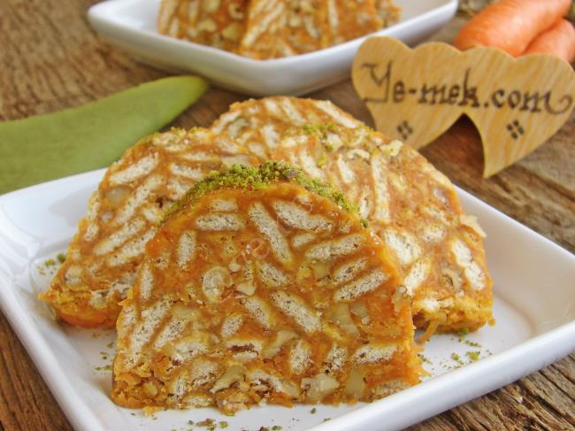 Havuçlu Mozaik Pasta - Yapılışı (13/16) 