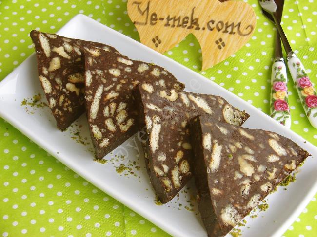 Bisküvili Mozaik Pasta - Yapılışı (14/16) 