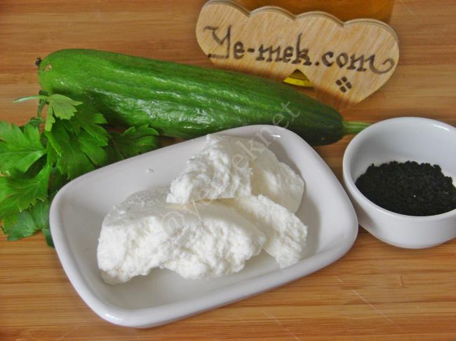 Peynirli Salatalık Dolması - Yapılışı (1/8) 