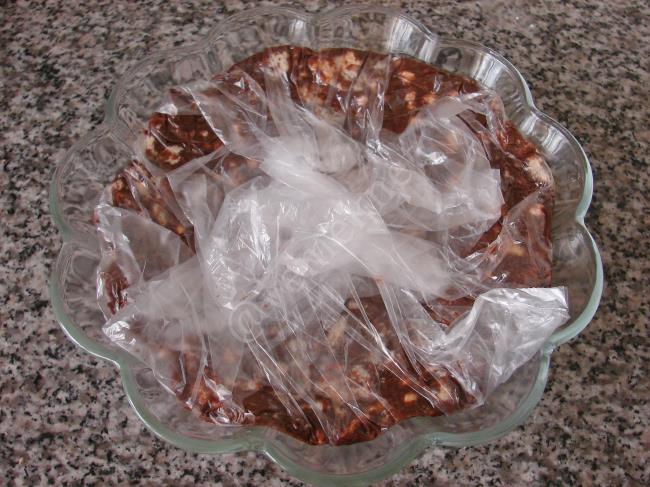 Pudingli Mozaik Pasta - Yapılışı (7/12) 