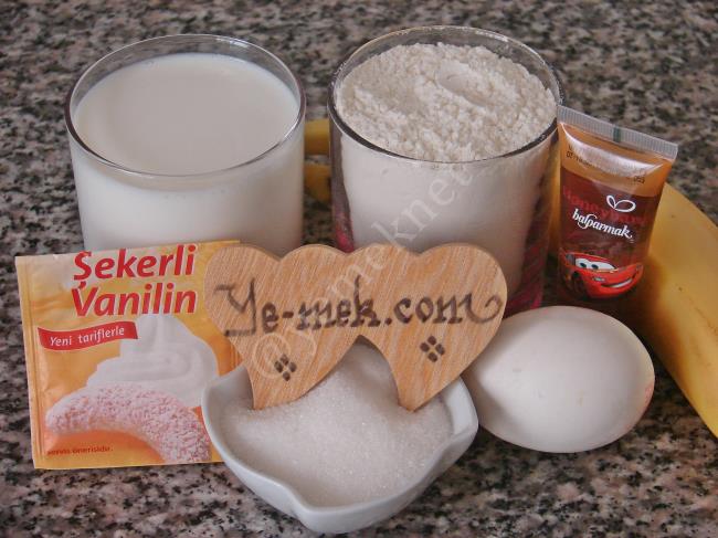 Ballı Muzlu Pankek - Yapılışı (1/12) 